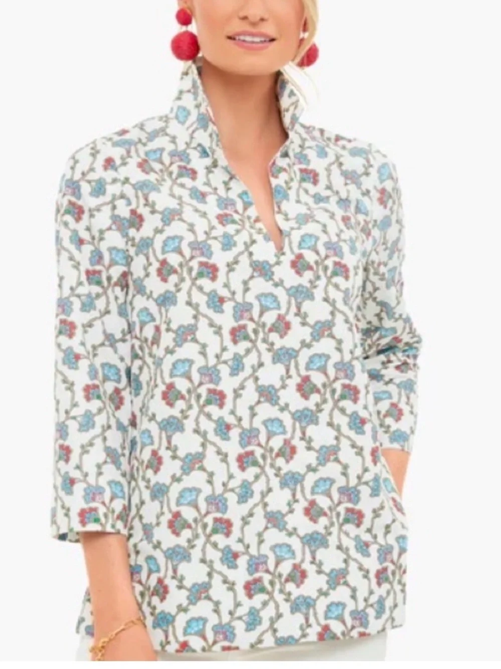 Tuckernuck Margot top in Summer Vines
